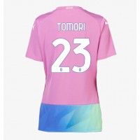 Camisa de time de futebol AC Milan Fikayo Tomori #23 Replicas 3º Equipamento Feminina 2023-24 Manga Curta